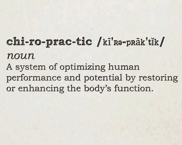 what is chiropractic